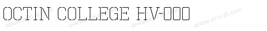 Octin College hv字体转换